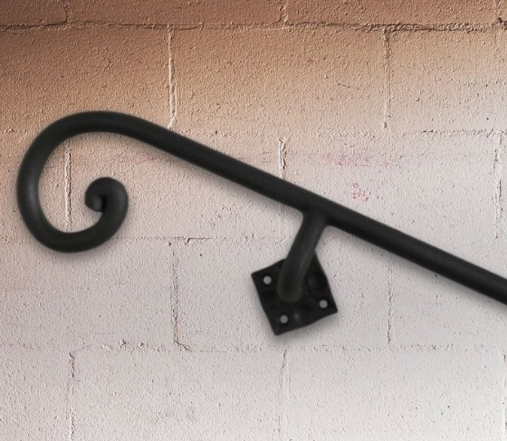 Italian Custom Wrought Iron Handrails and Beds